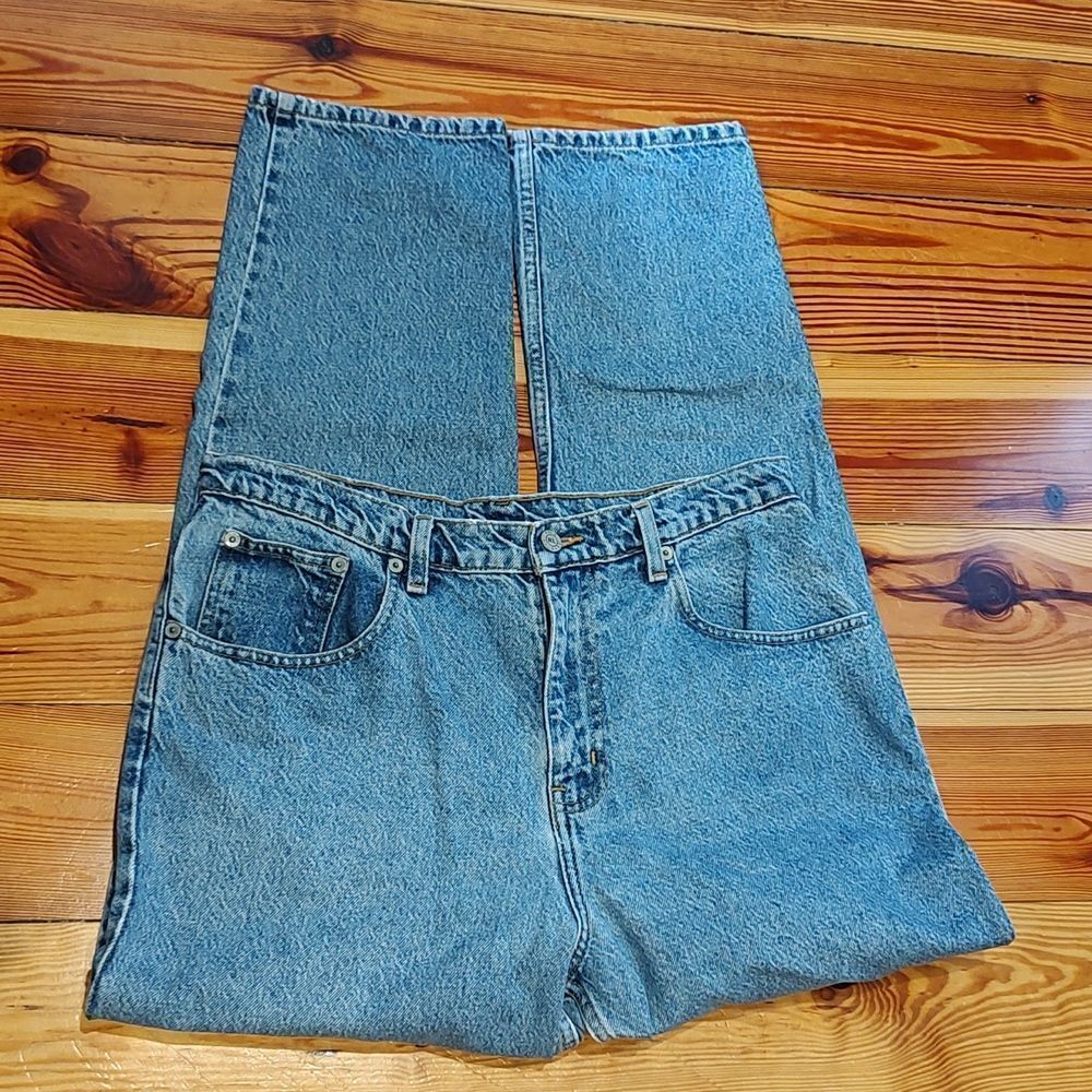 Polo by Ralph Lauren Polo Jeans Co High Waisted Straight Leg Cotton Denim Jeans